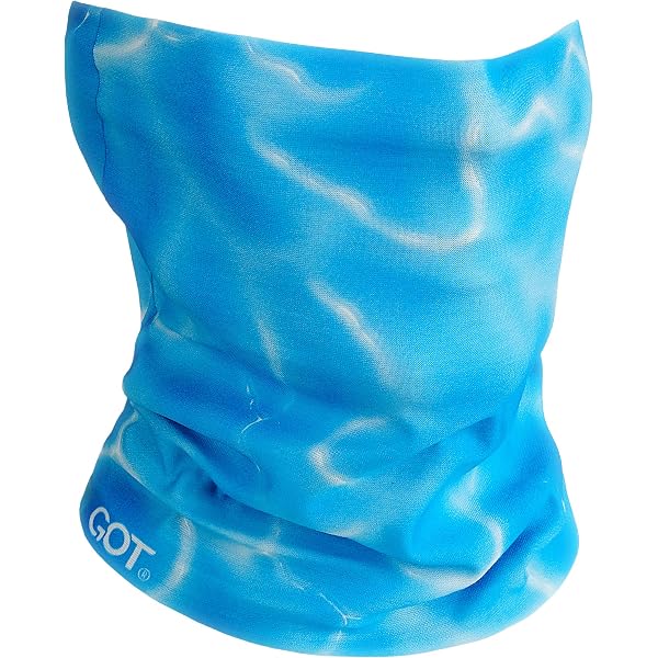 Men's Fishing Hunting Balaclava Face Sun Mask - Aqua Design