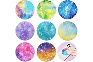 JEYIOUR 40 Pcs Anxiety Sensory Stickers Calm Stickers Mandala Style Marble Ink and Starry Sky Fidget Textured Decals Tactile Rough Calming Sensory Strips Anti Stress Items for Adult (Ink and Starry Sky)