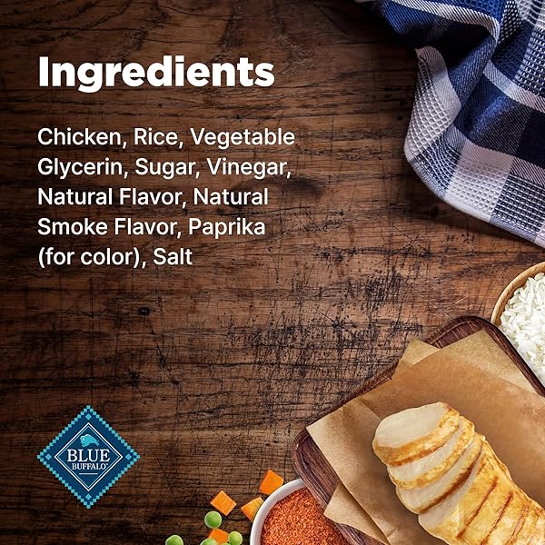 BLUE BUFFALO NUDGES JERKY BITES DOG TREATS, MADE IN THE USA WITH NATURAL INGREDIENTS, BITE-SIZED PIECES, CHICKEN, 5-OZ BAG