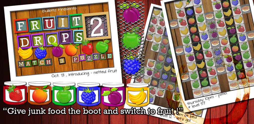 Fruit Drops Part II - Match Three Puzzle