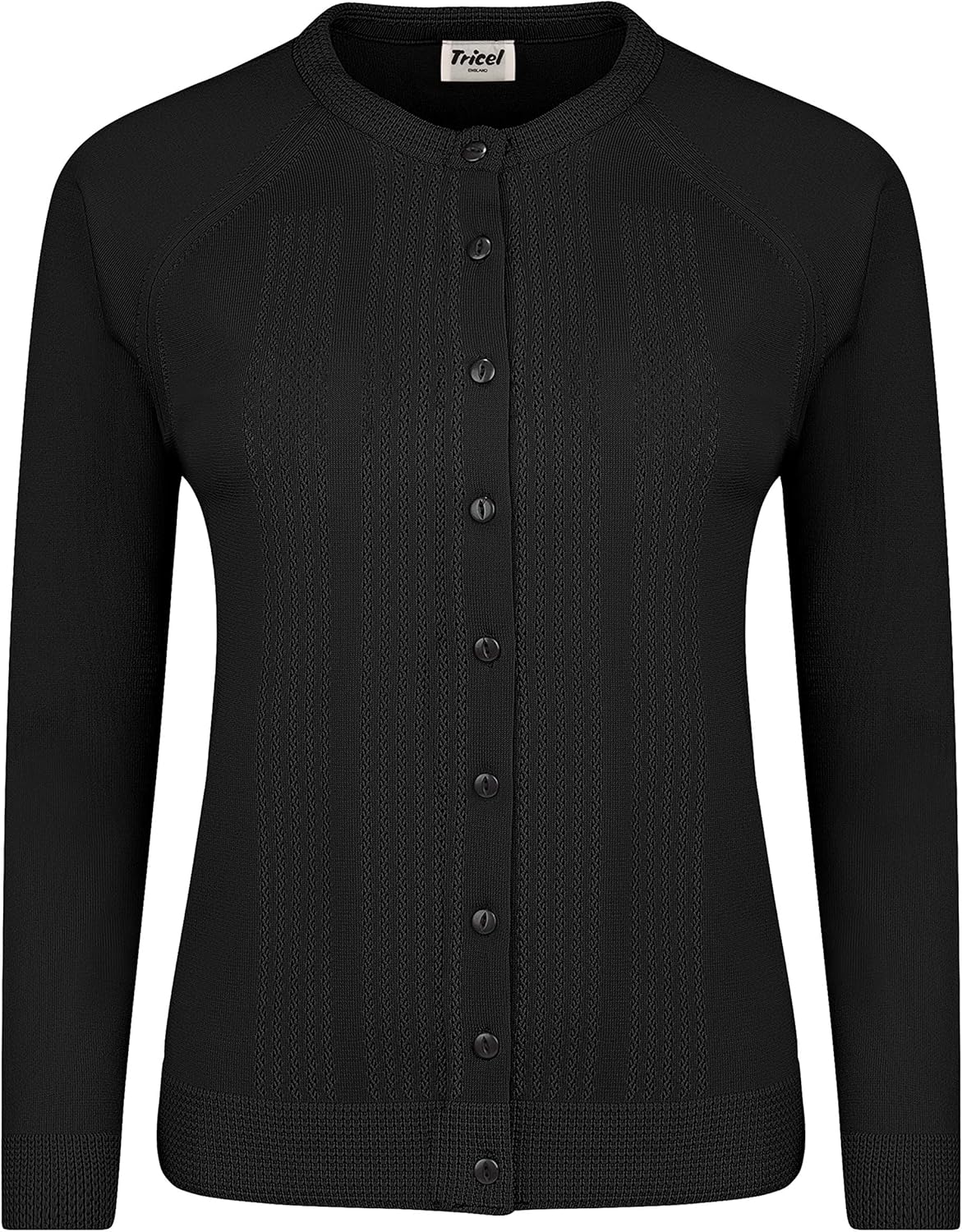 Tricel Women's SilkyTouch Polyester Classic Cardigan(MachineWashable and Durable Knit Fabric