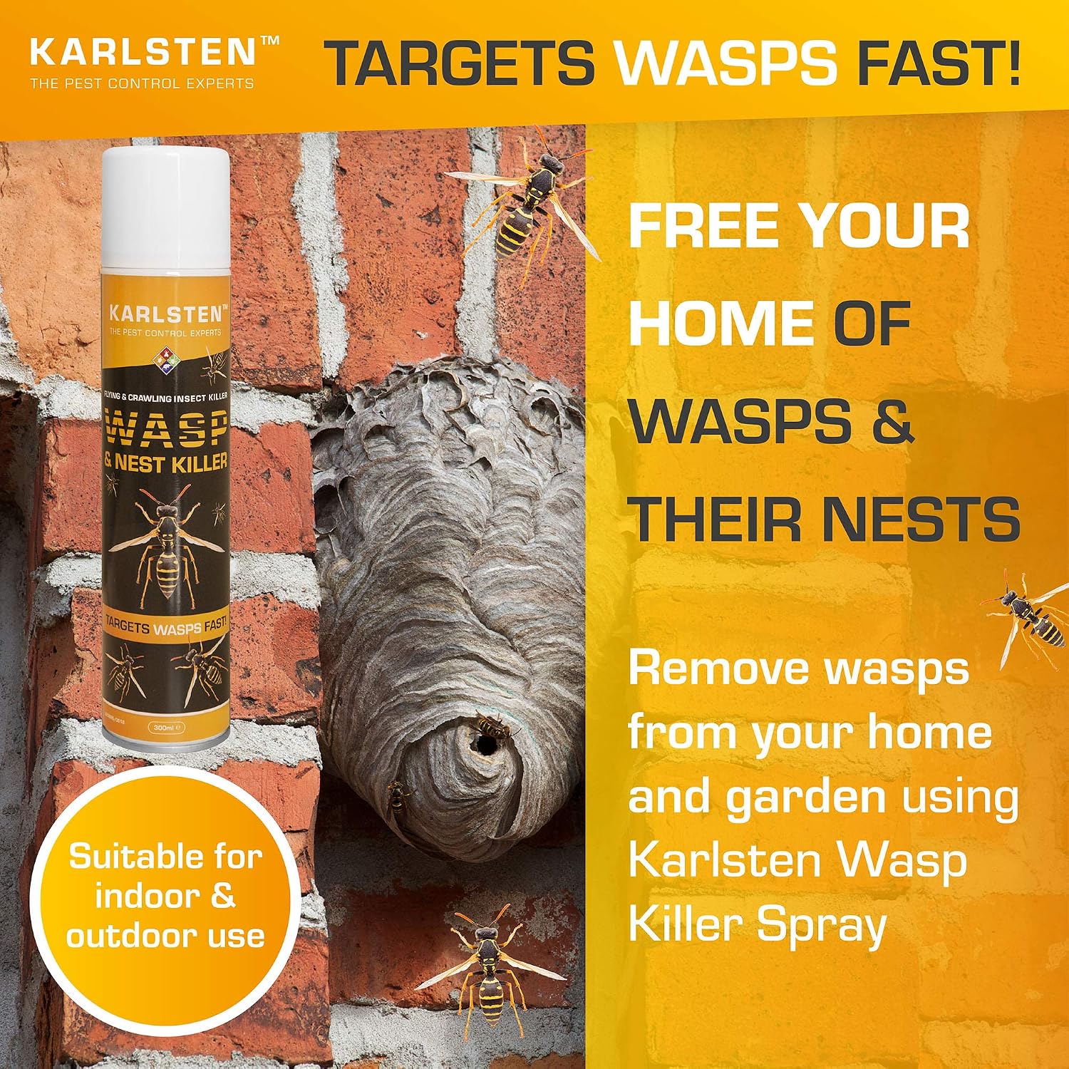 Karlsten Wasp & Nest Killer Spray - Image 5