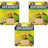 Zoo Med Laboratories Bird Banquet Fruit Mineral Blocks, Small (3 Pack)
