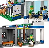 LEGO City Police Station 60316 with Helicopter Patrol Vehicle Bin Lorry Kit view 6