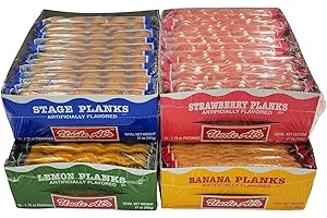 UNCLE AL'S Uncle Als Stage Planks Bulk Variety Pack (Original, Banana, Lemon, and Strawberry)