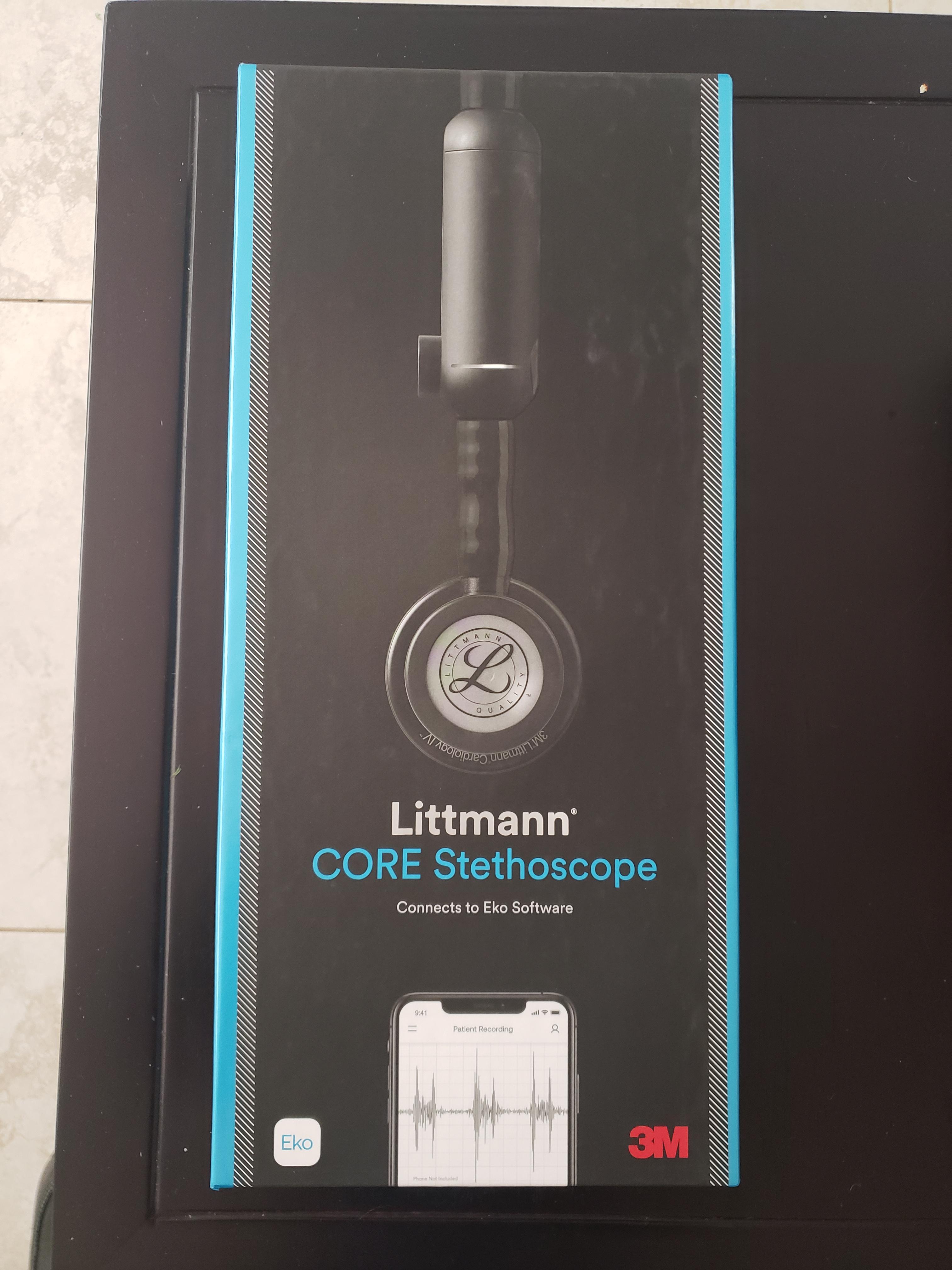 43/mo Finance 3M™ Littmann® CORE Digital Stethoscope, Black Tube