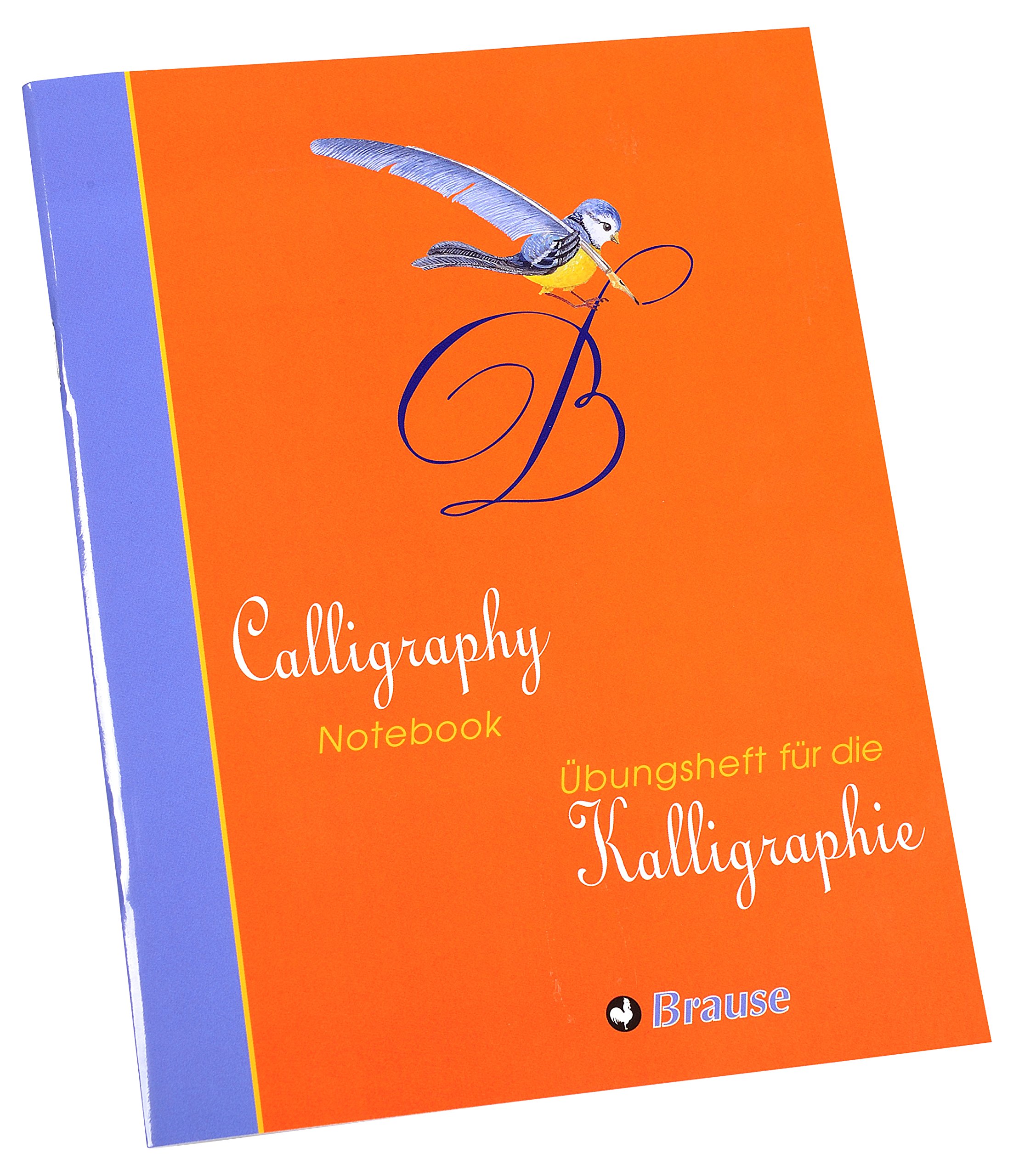 Brause 98204SB - An introduction to calligraphy for juniors (English and German versions) - 40 pages - Manufactured in Germany - Creative Art Accessory