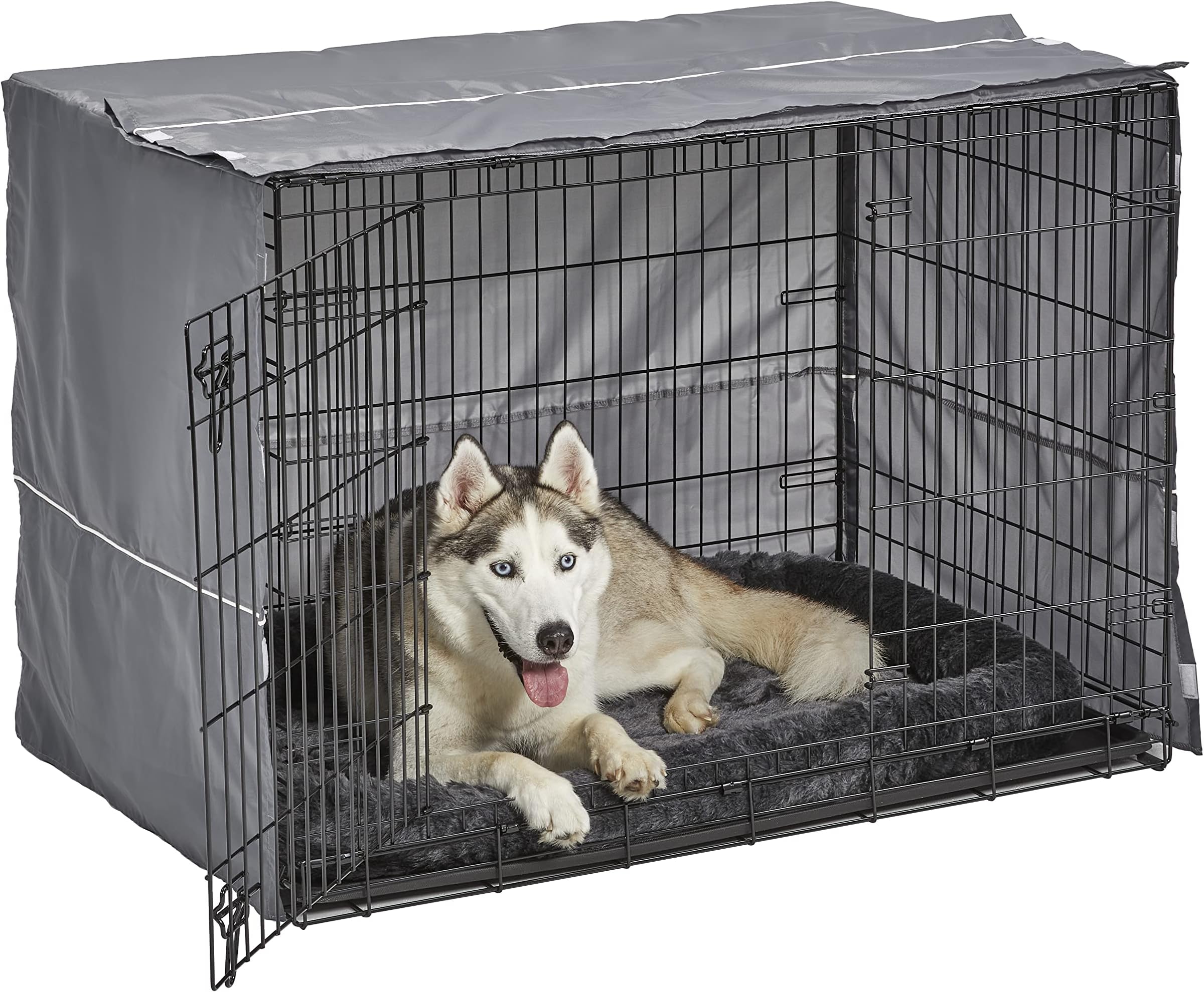 New World Pet Products Dog Crate Comfort Kit, Matching Dog Crate Cover & Dog Bed to Make Your
