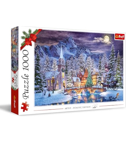 Trefl Prime Puzzle „Santa's Express“ – 1000 Teile, Dicker Karton, Weihnachtsmotiv