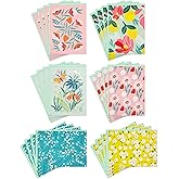 Hallmark Blank Cards Assortment, Vintage Flowers (24 Cards with Envelopes)