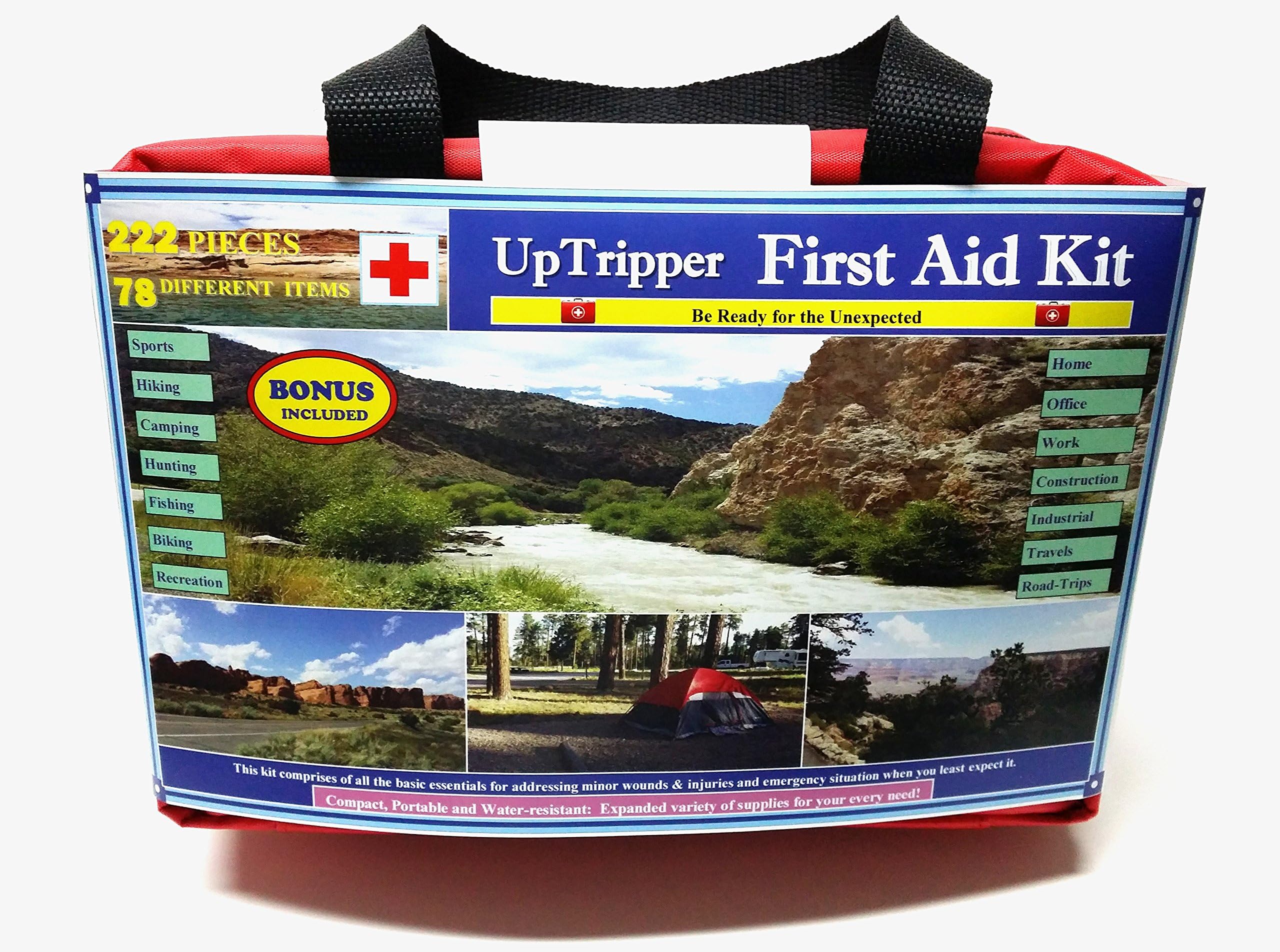 UpTripper Premium First Aid Kit 222-Piece