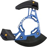 Funn Zippa DH MTB Chain Guide, ISCG05 Mount, 32T-38T (Blue) | CNC AL6061 backplate, integrated bash guard, 1x drivetrain, BB adapter option, downhill, 175g