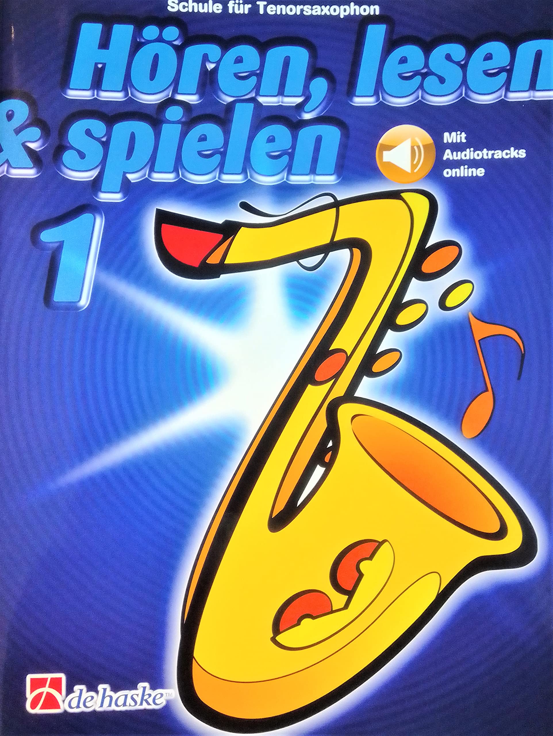 Listening, Reading & Playing for Tenor Saxophone - Volume 1 - School for Tenor Saxophone by Jaap Kastelein, Michiel Oldenkamp with CD - ISBN: 9789043105859-56 Pages