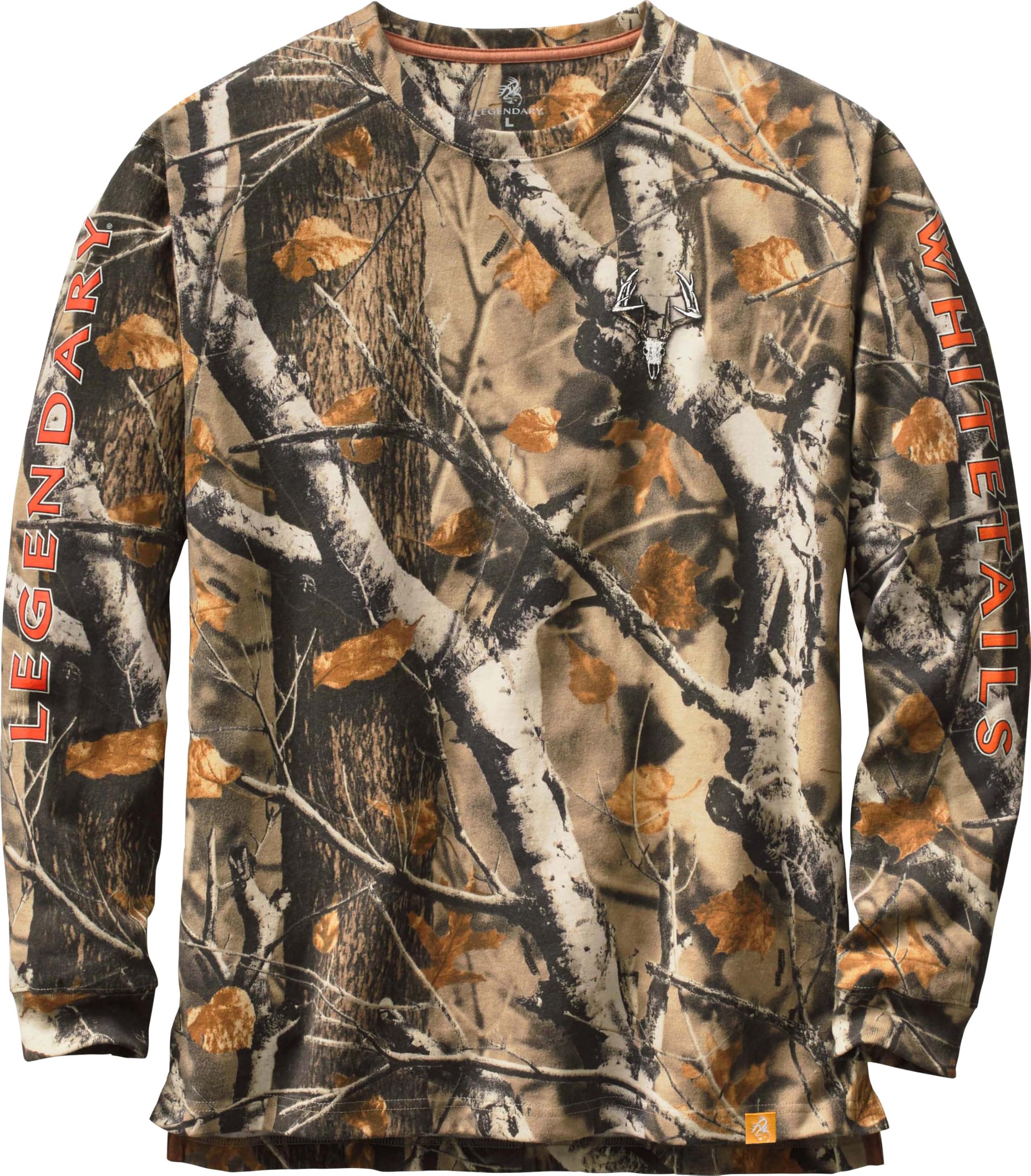 Legendary Whitetails Men's Non-Typical Series Long Sleeve T-Shirt Big Game Field Camo XXXX-Large Image