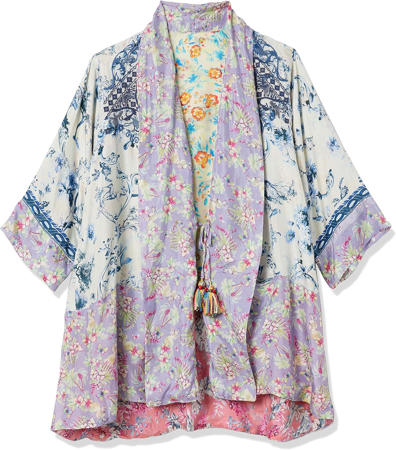 Johnny Was Women's Kimono, Multi, XSmall at Amazon Women’s Clothing store