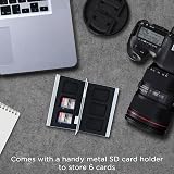 Integral 64GB SDXC U3 UHS-I 2-pack with 6-slot Metal Case 100MB/s view 2