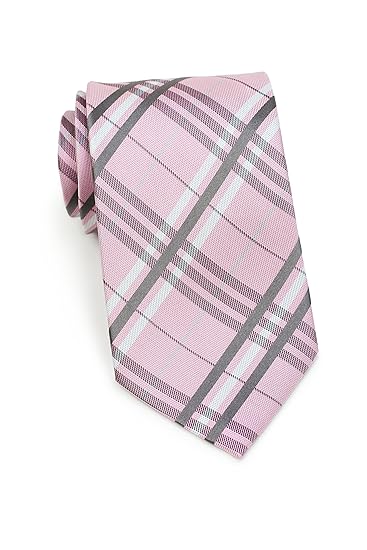 Amazon Bows N Tiesメンズネクタイシックタータンチェックピンクと