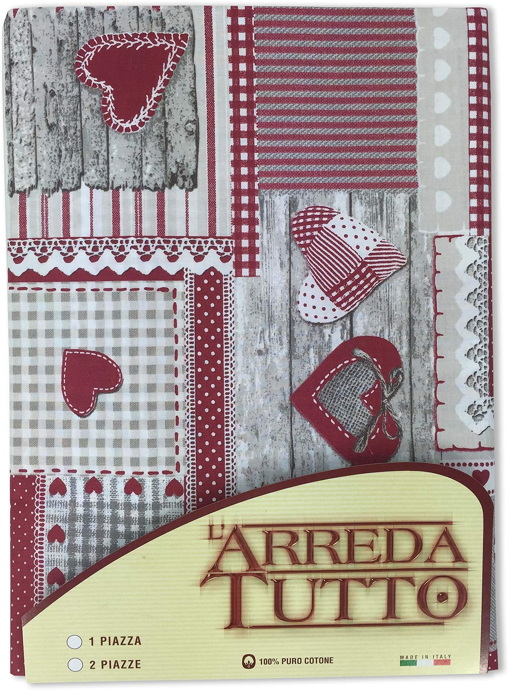Tex family 2292 a_Una_Square, Cotton, Red, 1