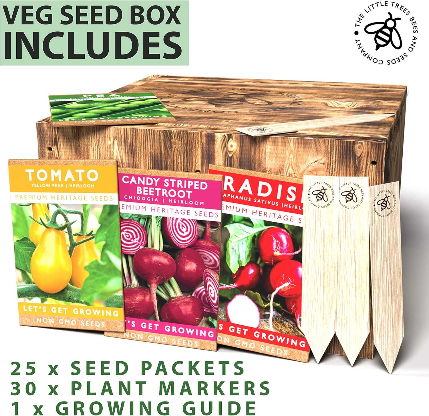 Vegetable Seeds for Gardening 25 Heirloom Seed Varieties Included in This Grow Your Own Vegetable Kit - Image 3