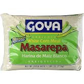 Goya Masarepa Pre-Cooked White Corn Meal, For Arepas, Latin Dishes, 5 Pound | For Arepas, Empanadas and Latin Dishes, Kitchen Baking Staple, Wholesome Everyday Snack, Satisfying Flavor in Every Bite