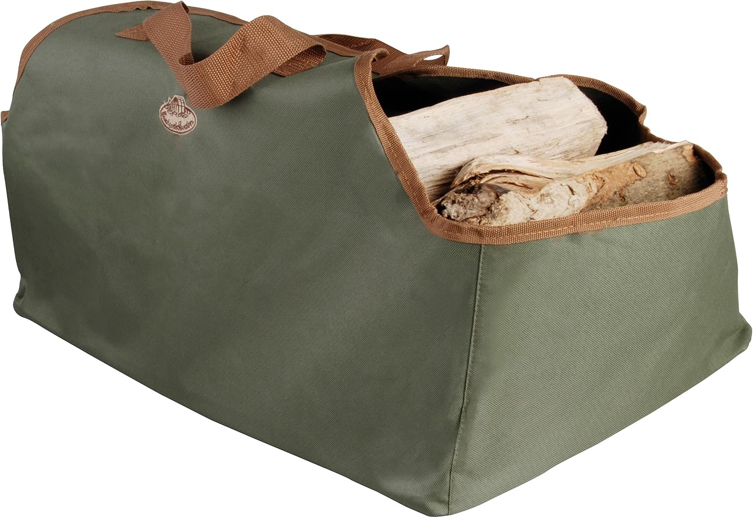Esschert GT22 Canvas Fireplacebag, Green, 59 x 39.5 x 38.5 cm