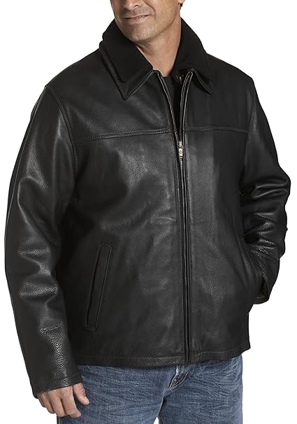 columbia men's leather jacket