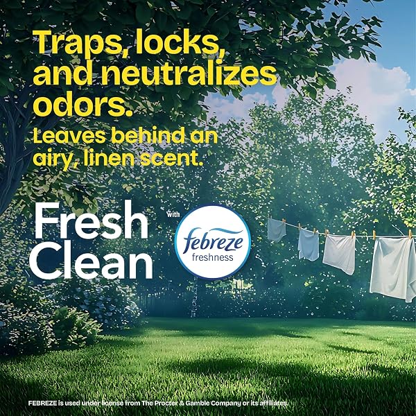 GLAD TRASH BAGS, FORCEFLEX TALL GARBAGE BAGS, 13 GALLON GREY TRASH BAGS FOR TALL KITCHEN TRASH CAN, FRESH CLEAN WITH FEBREZE FRESHNESS TO ELIMINATE ODORS, 80 COUNT (PACKAGING MAY VARY)