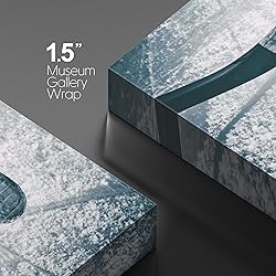 wall26 Canvas Print Wall Art Hockey Stick & Puck on