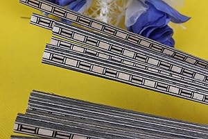 Yinfente 20x Guitar Strip Inlay Guitar Luthier Figured Purfling Guitar Parts Body Binding Wood Inlay 640x6x1.0mm #63