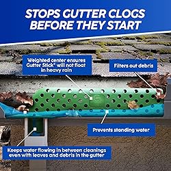 Gutter Stick Downspout Guard - Prevents