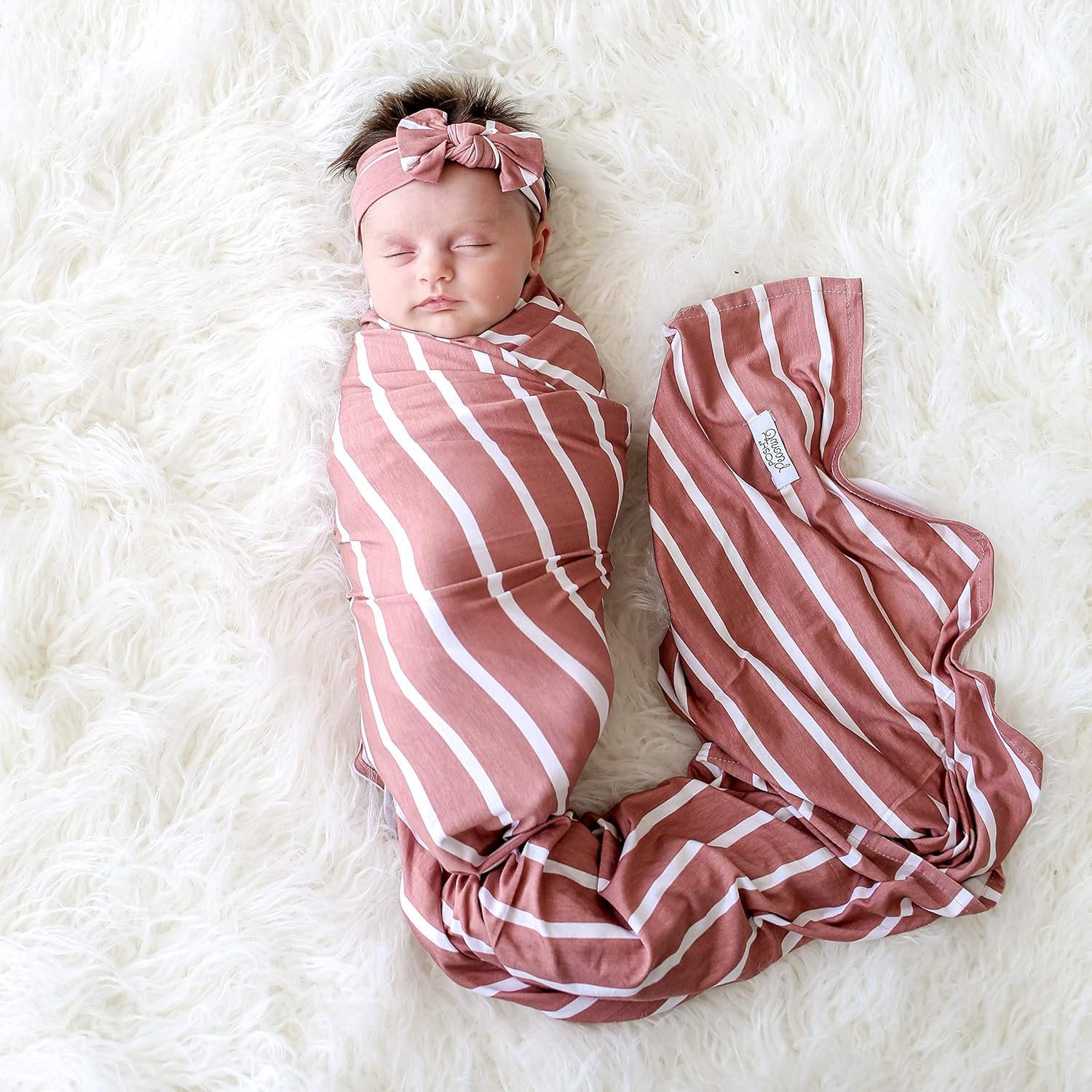 Posh Peanut Baby Swaddle Blanket Baby Shower Newborn Gift Aqua Floral