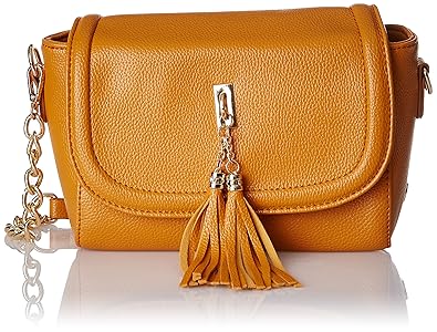 Lino Perros Womens Sling Bag (Yellow)