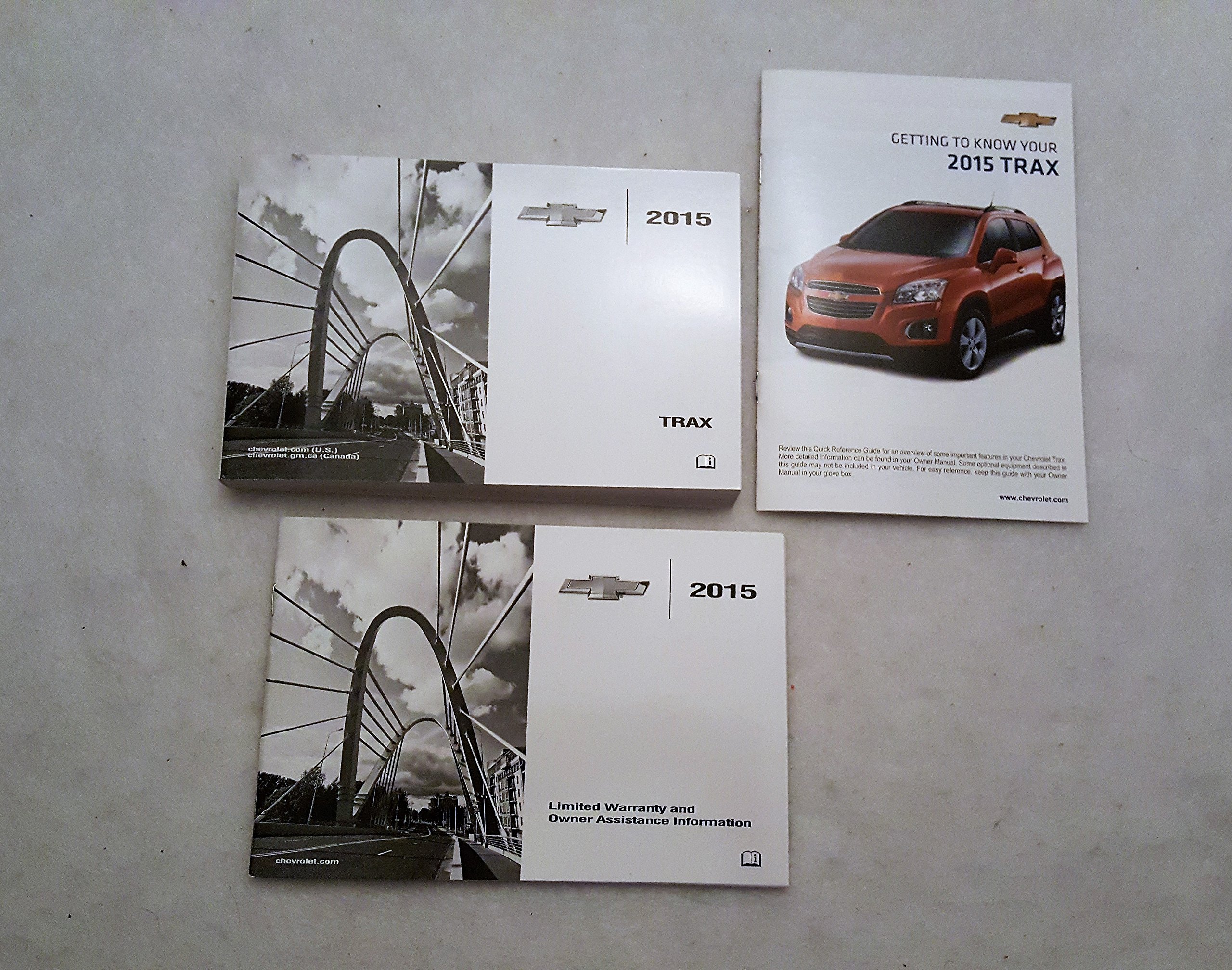 2015 Chevy Chevrolet Trax Owners Manual Guide Book Chevrolet Amazon Com Books
