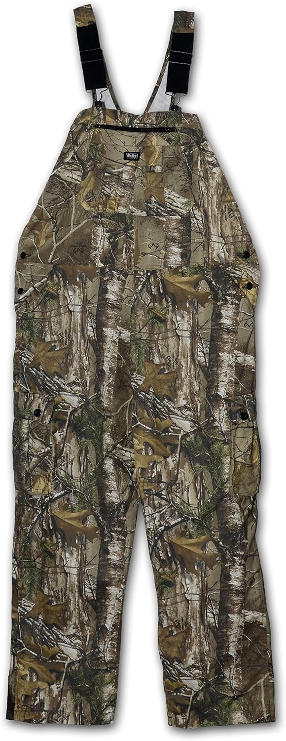 Walls 94051 Men's Non Ins Camo Bib Real Tree 4XLarge