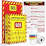 MSDS Wall Station with 3” SDS Binder & Wire