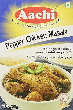 Aachi Pepper Chicken Masala 200g Amazon Com Grocery Gourmet Food