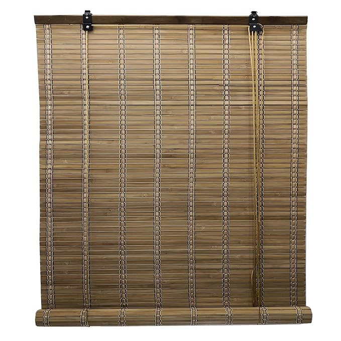 Bamboo roller blind / Bamboo curtain / Wooden roller blind with Side
