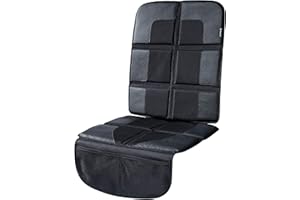 Magnelex Car Seat Protector, Largest Cover, Extra Thick Padding and Waterproof 600D Polyester, 2 Large Pockets, Front or Rear Use, Latch Compliant Car Seat Protector