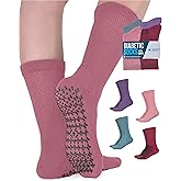 Doctor's Select Diabetic Socks for Women and Men - 4 Pairs Non Binding Socks for Women