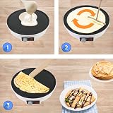 StarBlue 30.5cm Electric Pancake Crepe Maker 1000W with E-Book view 5