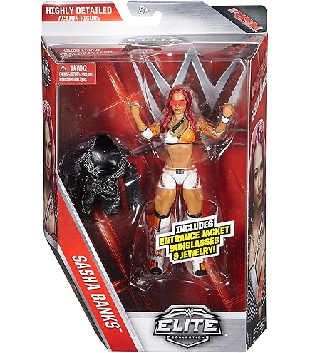 Amazon.com: WWE MATTEL Basic Figure, Sasha Banks : Toys & Games