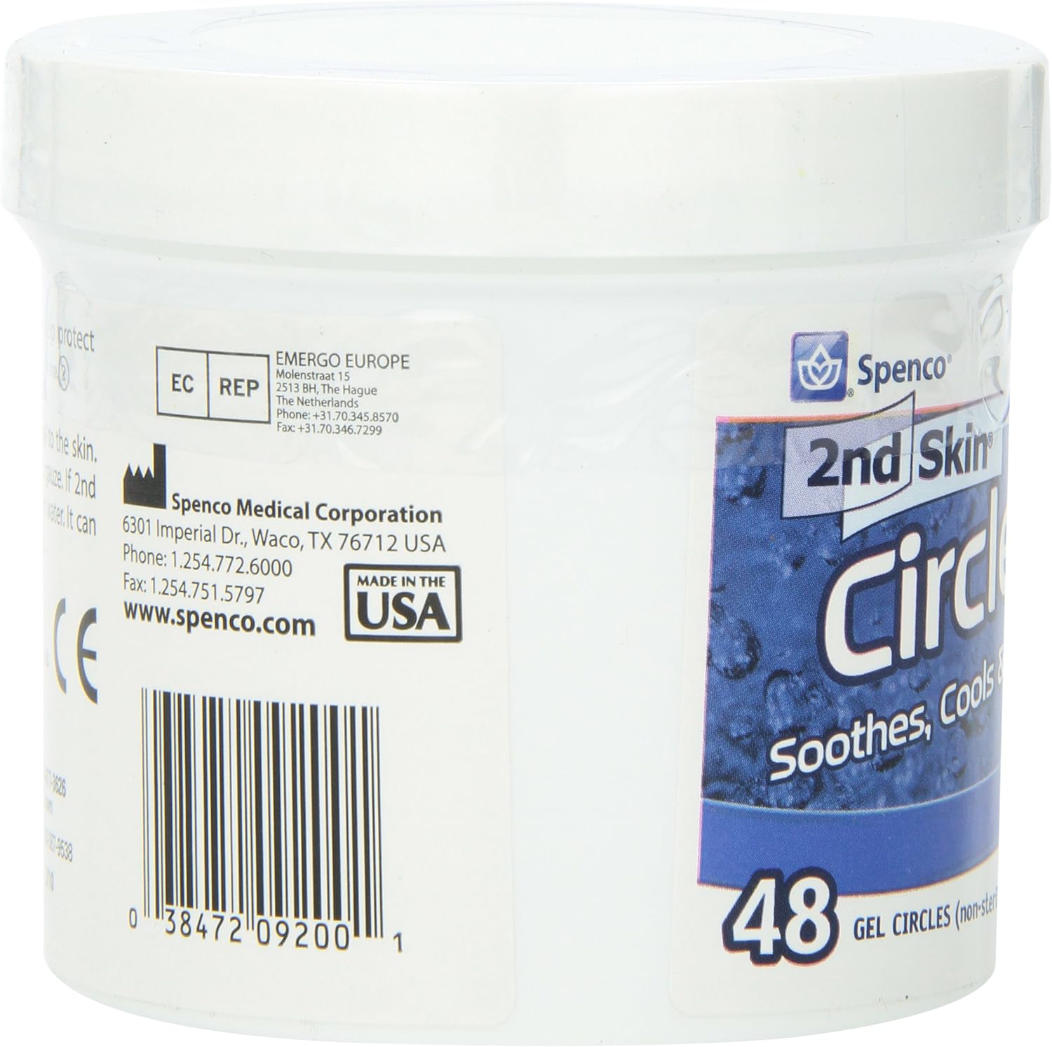 Spenco 2nd Skin Squares Soothing Protection, Gel Squares 200-Count, Bacterial Barrier, One Size: Health & Personal Care