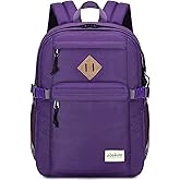abshoo 29L Backpack for School College Bookbag Middle High School Backpacks Casual Daypack Travel Backpack (Purple)