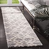 SAFAVIEH Berber Shag Collection Runner Rug - 2' x