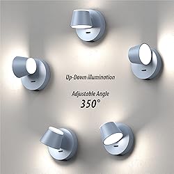 URSOLA Wall Light Set of Two, LED Wall Sconce with