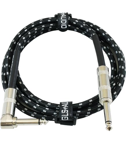 Rayz cavo patch piatto per chitarra, cavo di collegaento da 6.35