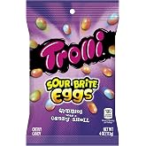 Trolli Sour Brite Eggs Gummy Candy, 4 Ounce Bag, 12 pack