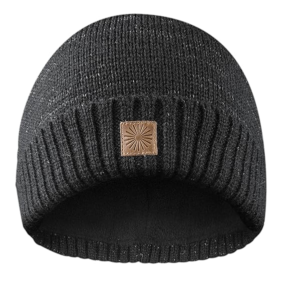 Rubberneck Flash Beanie Mütze reflektierend aus Wolle mit Innenfleece, One Size, Damen und Herren