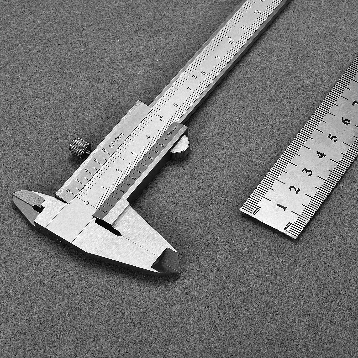 Vernier Caliper, TEPSMIGO 150mm (6 pulgadas) Metric & Vernier imperial
