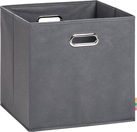 Schmetsdorf H S Aufbewahrungsbox Lea Faltbox Korb 33x33x33 Cm Anthrazit Amazon De Kuche Haushalt